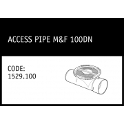 Marley Rubber Ring Joint Access Pipe M&F 100DN - 1529.100